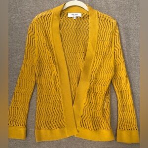 Jones Studio Open Front Sweater Marigold M